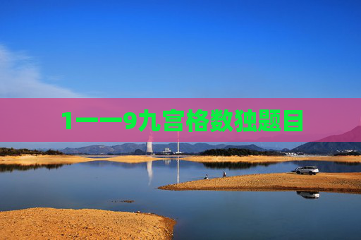 1一一9九宫格数独题目